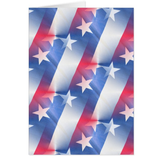 Cartão azul branco vermelho (Frente)