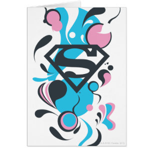 Cartão Azul de abertura de cores