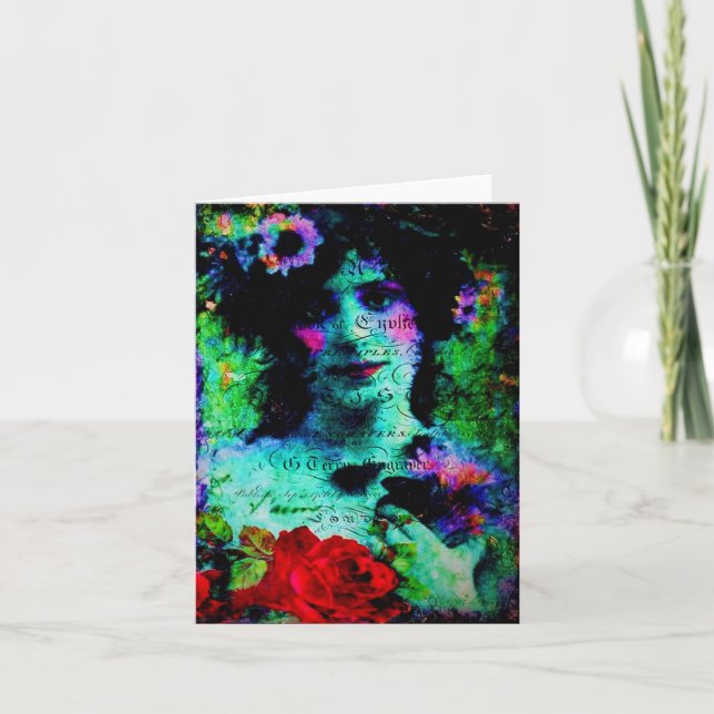 Cartão Azul de Izabella (Frente)