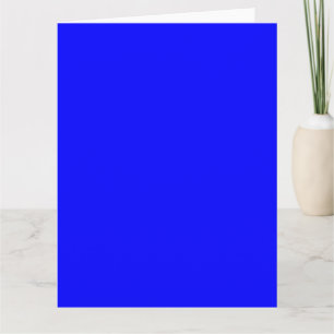 Cartão Azul de Saudação BIG