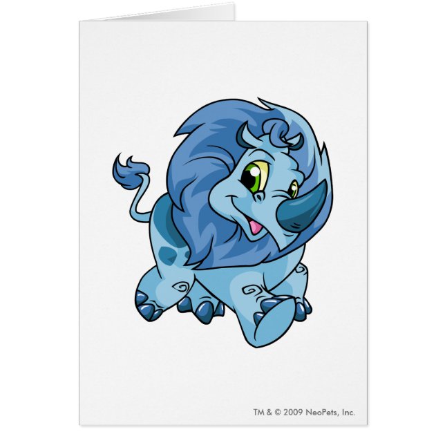 Cartão Azul de Tonu (Frente)