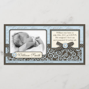 Cartão AZUL do anúncio dos pequenos dedos do pé