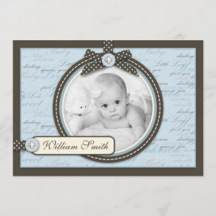 Cartão AZUL do anúncio dos pequenos dedos do pé