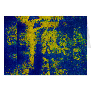 Cartão Azul Dourado III