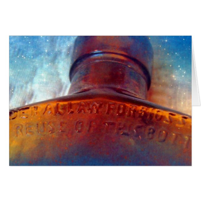 Cartão Azul e Marrom (Frente Horizontal)