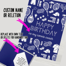 Azul Feliz aniversário 🎾 Tênis 💙 🤍