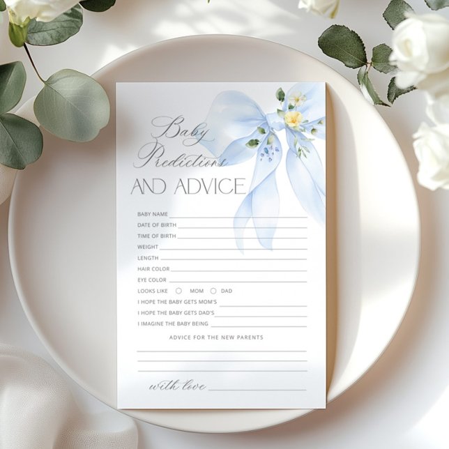 Cartão Azul para Bebês e Arco (Criador carregado)