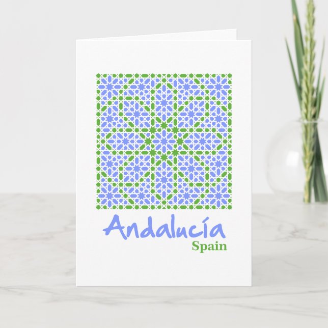 Cartão Azulejos Andaluzes 7 (Frente)