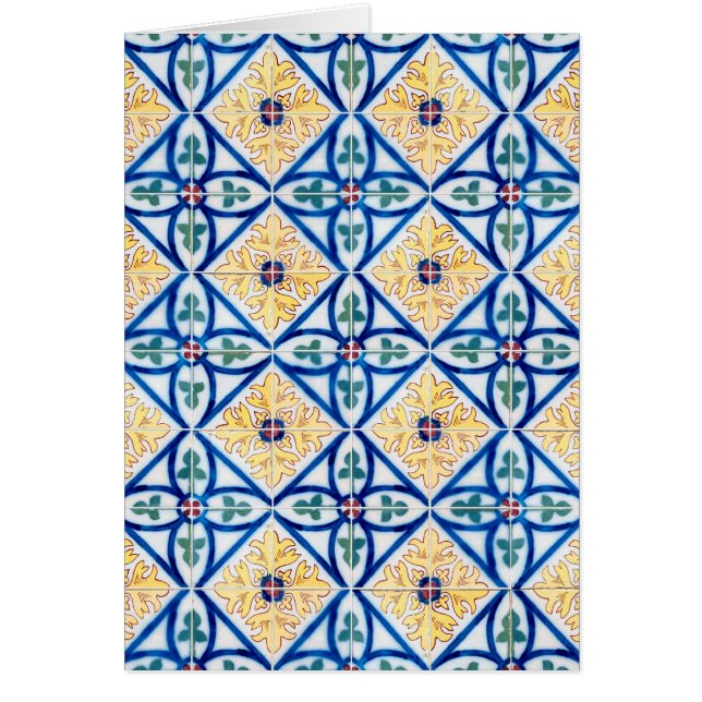 Cartão azulejos cerâmicos (Frente)