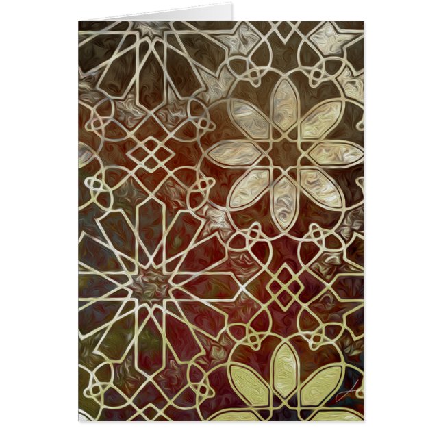 Cartão Azulejos Místicos II (Frente)