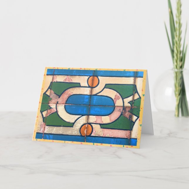 Cartão Azulejos portugueses (Frente)