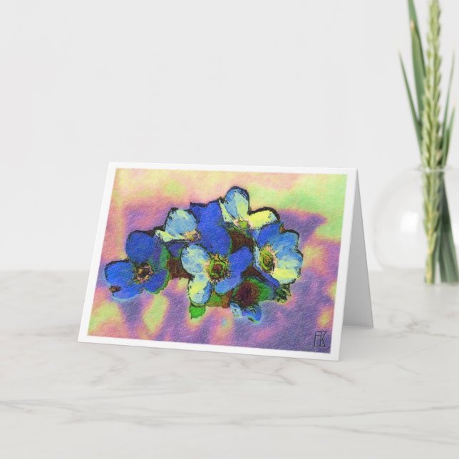 Cartão azzurri do fiori (Frente)