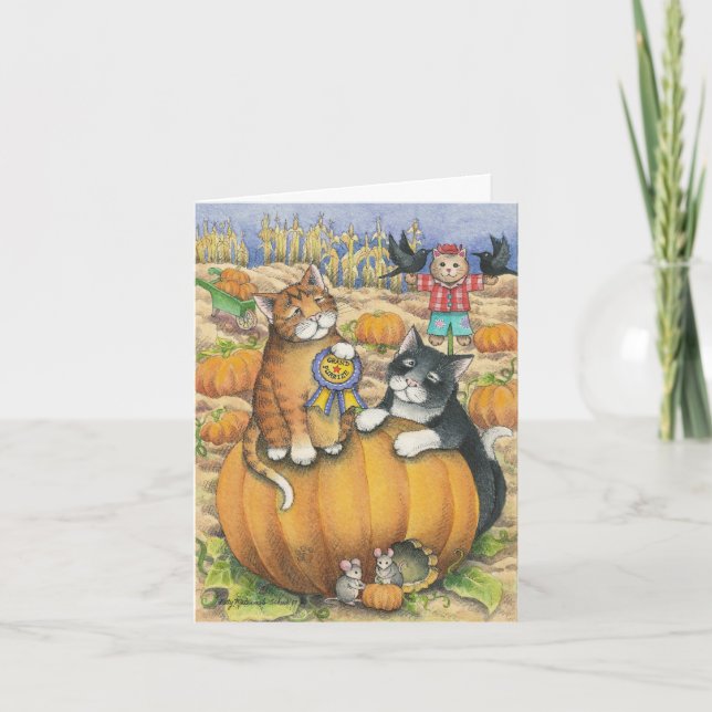 Cartão B & nota de T #22 o Dia das Bruxas (Frente)