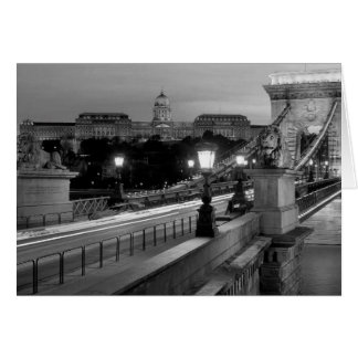 Cartão B&W Budapeste