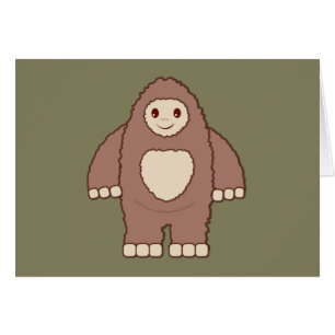 Cartão Baby Bigfoot