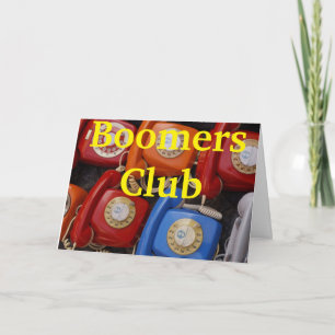 Cartão Baby Boomers