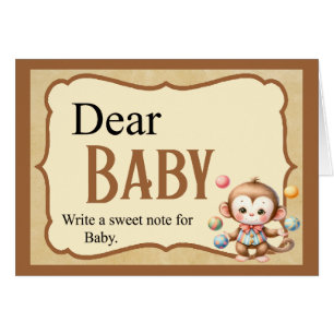 Cartão Baby Circus_ Sweet Note Card