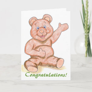 Cartão Baby Congratulations! or any Congratulations!