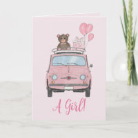 Baby Girl Fiat 500 parabéns