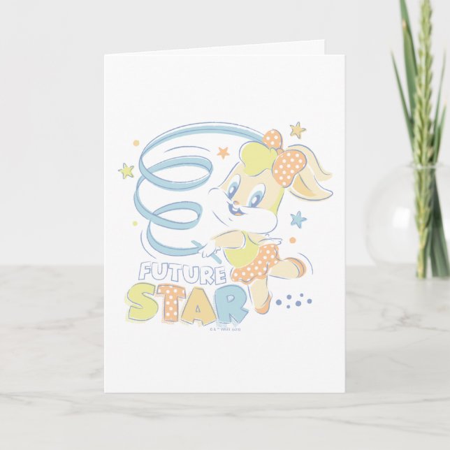 Cartão Baby Lola Bunny Future Star (Frente)