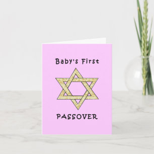 Cartão Baby's First Passover
