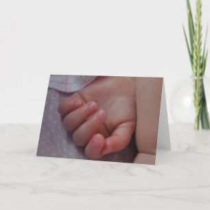 Cartão Baby's Hands