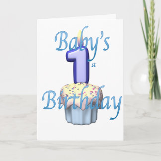 Cartão babysfirst.aniversário