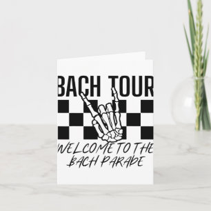 Cartão Bach Tour Bem-Vindo À Bachel Gótica Bach Parade