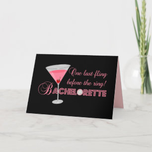 Cartão Bachelorette Party