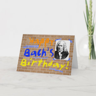Cartão Bach's Birthday