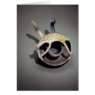 Cartão Bacia dobro da serpente