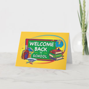 Cartão Back to School Welcome Card