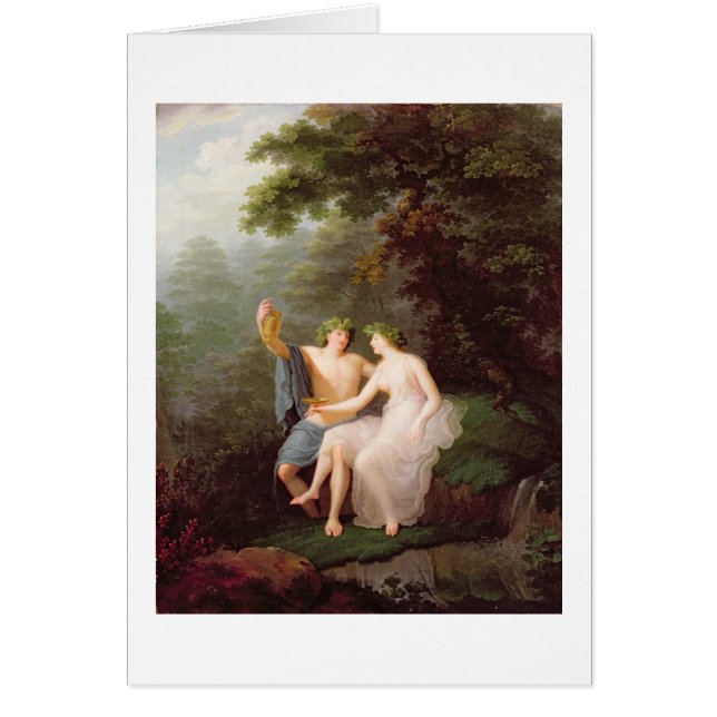 Cartão Baco e Ariadne (Frente)