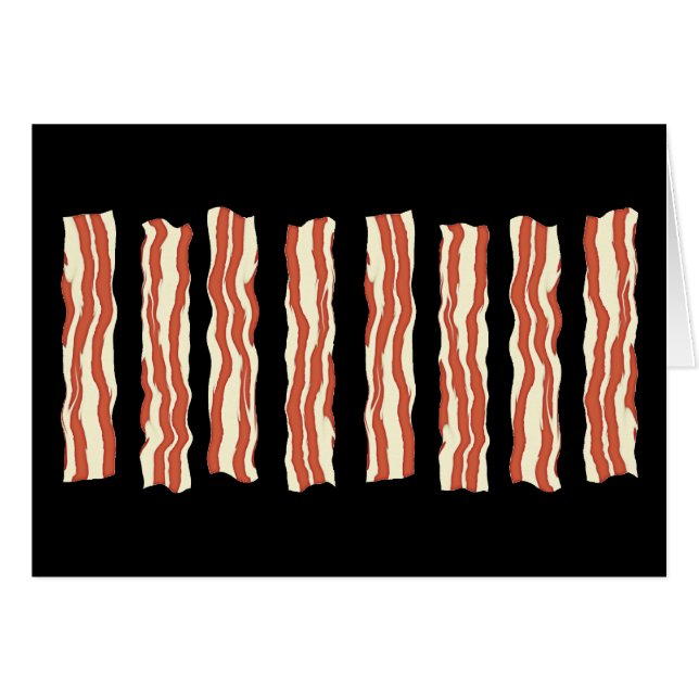 Cartão Bacon (Frente Horizontal)