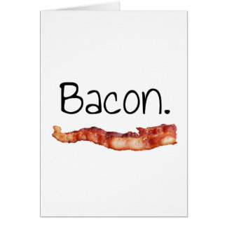 Cartão Bacon.