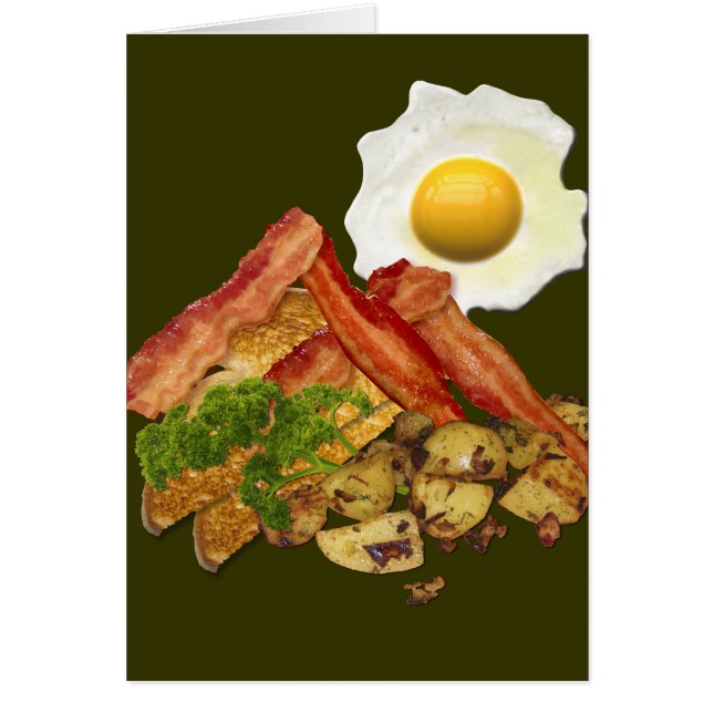 Cartão Bacon LOVE (Frente)