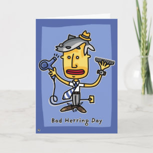 Cartão bad herring day