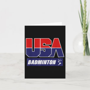 Cartão Badminton 2021 Usa