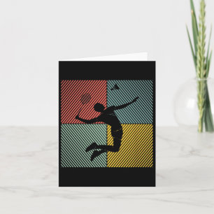 Cartão Badminton Jogador do Jogo Shuttle Badminton 2