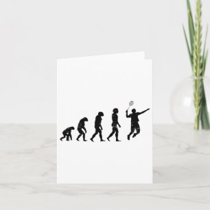 Cartão Badminton Player Shuttle