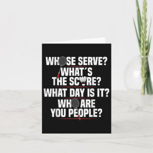 Cartão Badminton Racket Serve Shuttle Player Badminton Pl