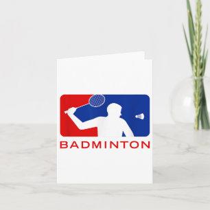 Cartão Badminton Shirt_ Major Leags