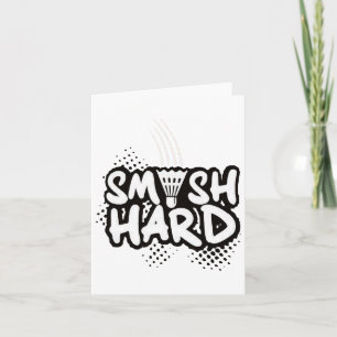 Cartão Badminton Smash Duro Champion Gift