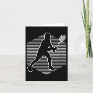 Cartão Badminton Squash Womens Shuttle Men