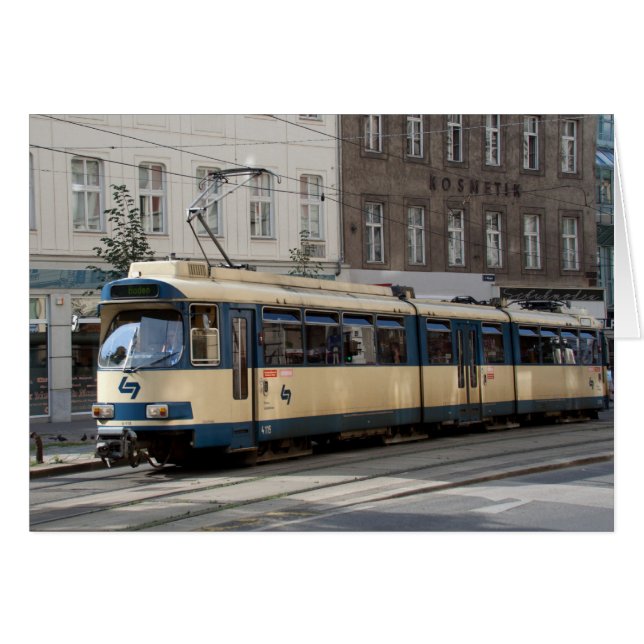 Cartão Badner Bahn (Frente Horizontal)