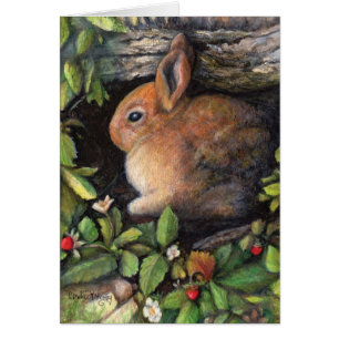 Cartão Bagas de n do coelho '