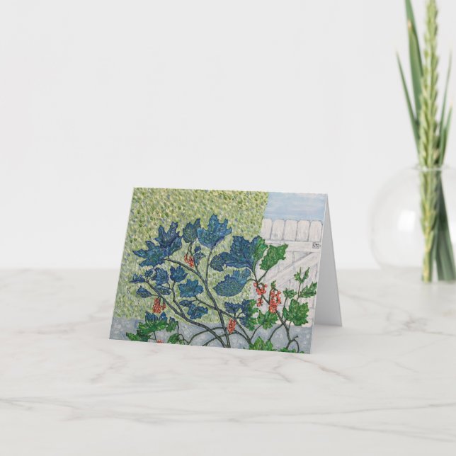 Cartão Bagas do Redcurrant (Frente)