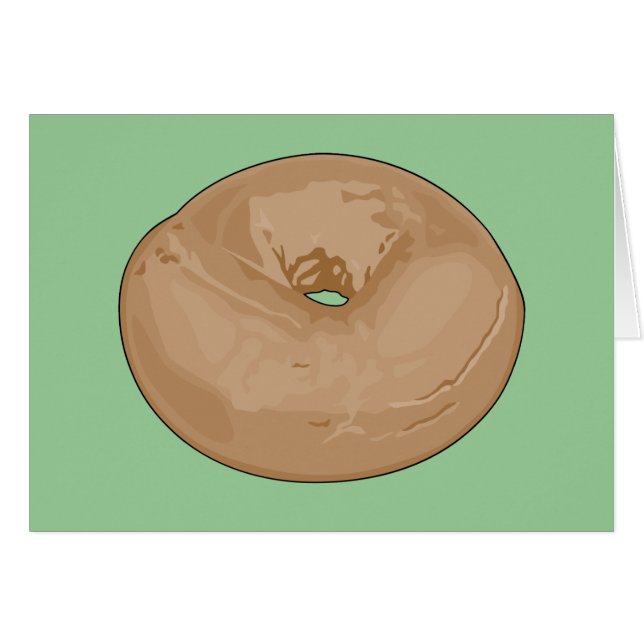 Cartão Bagel (Frente Horizontal)