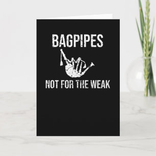 Cartão Bagpiper Gifts Bagpipe Scottish Bagpipe Lover