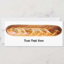 Baguete de Pão Branco Francês Personalizado